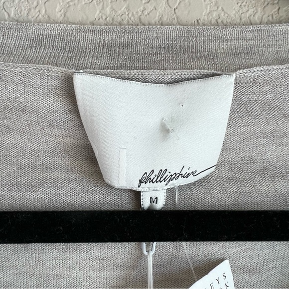 Barneys New York Sleeveless Tie Front Dress w/ Double-layer Backyoke Sz Med NWT - Picture 3 of 9